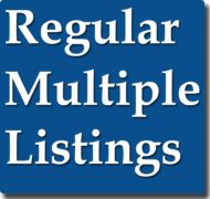 Regular Multiple Listings